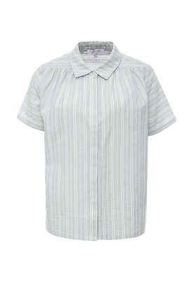 LOST INK  GATHERED SEAM STRIPE SHIRT